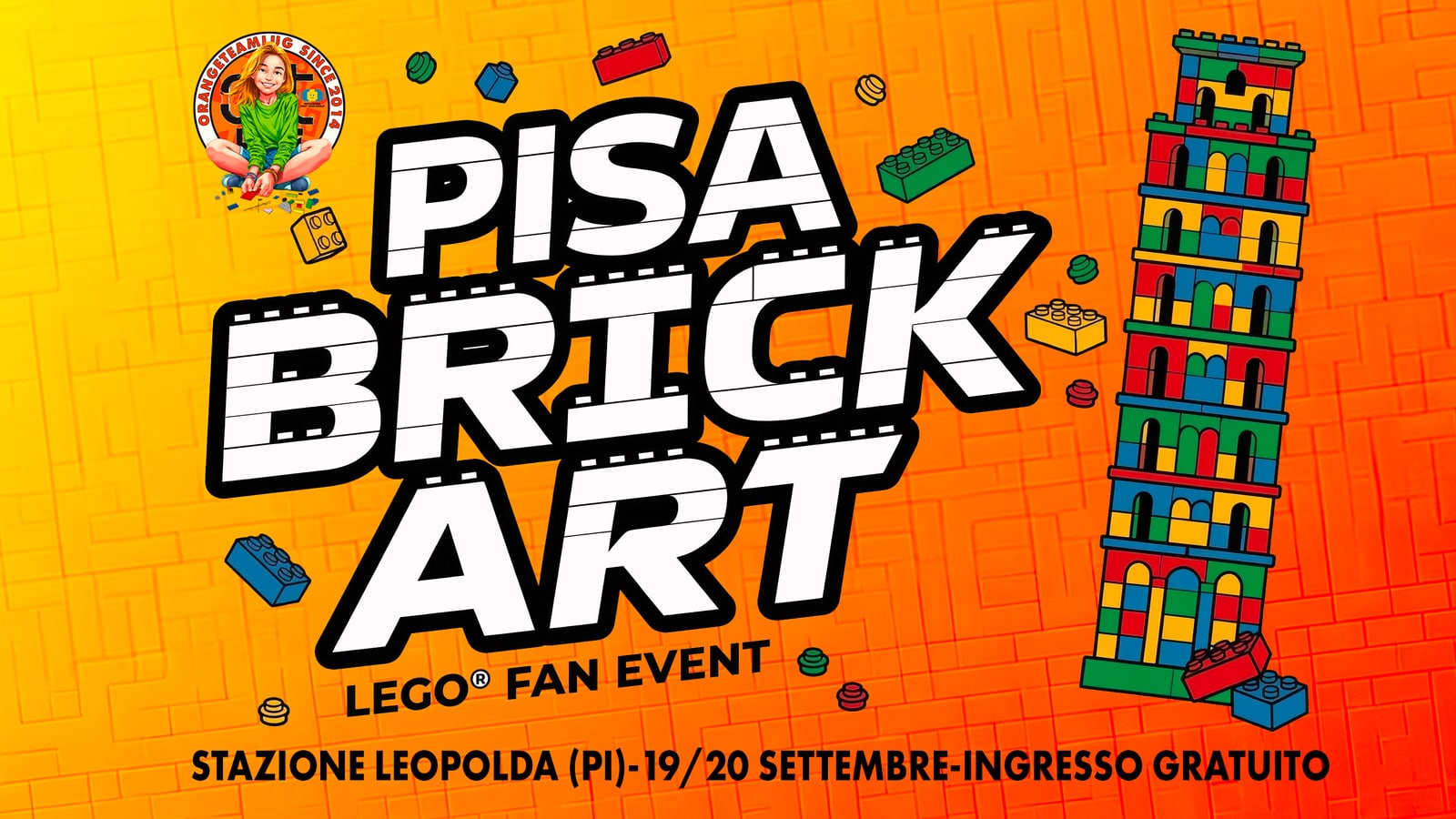 PISABRICKART Esposizione di opere in mattoncini LEGO