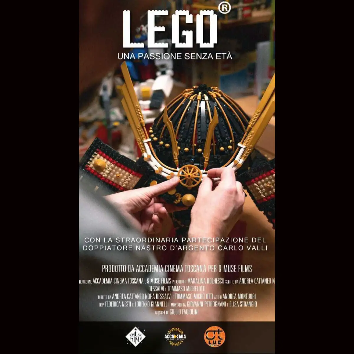 Locandina documentario con Andrea Montuori e la voce di Carlo Valli