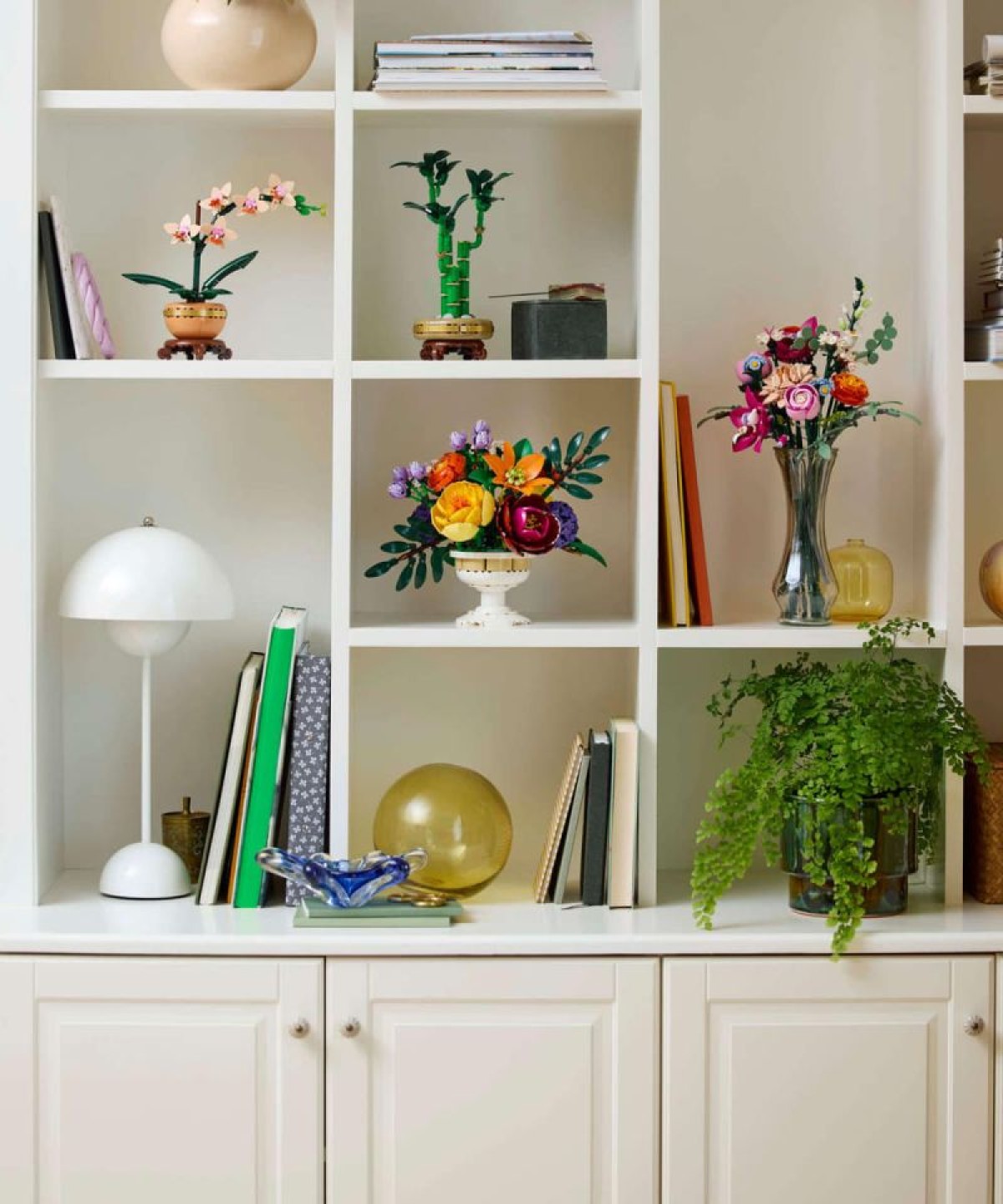 Set da costruzione con girasole per adulti, stapa artistica di Van Gogh, collezione botanica
