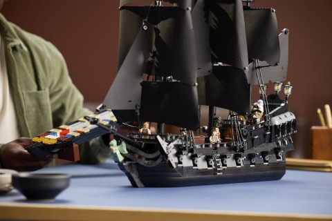 la nave del set 10365 nave di jack sparrow