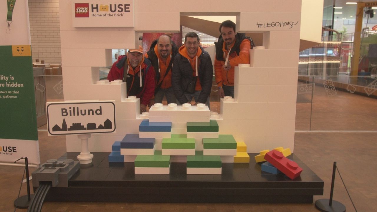 OTLug alla Lego House da sx Andrea Montuori Fabio Filippi Ivan Buonino e Jonathan Geri 2022