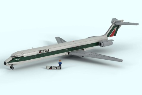 Alitalia MD-82 Minifig Scale W.I.P.