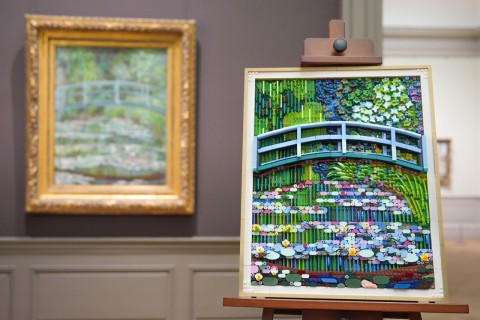 COSTRUISCI UN CAPOLAVORO DI MONET: 
IL GRUPPO LEGO PRESENTA LEGO® ART CLAUDE MONET – 
LO STAGNO DELLE NINFEE