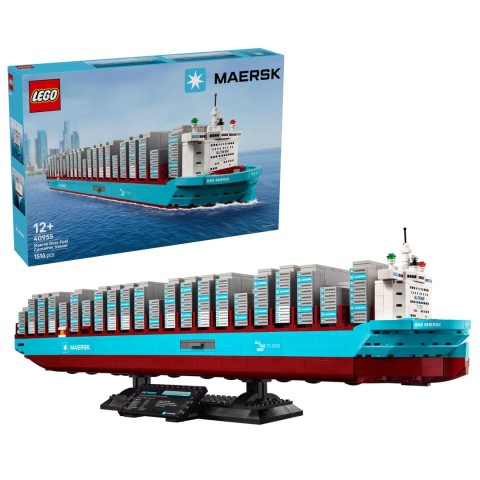 TRACCIA UNA NUOVA ROTTA: 
IL GRUPPO LEGO PRESENTA IL SET DA COLLEZIONE
LEGO® NAVE PORTACONTAINER MAERSK DUAL-FUEL
