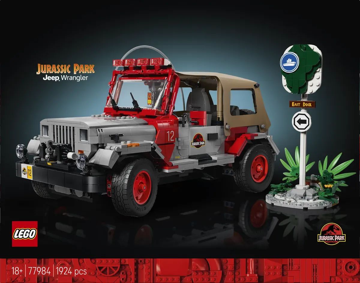 ●	LEGO® Jurassic World: Jurassic Park Jeep® Wrangler (77984