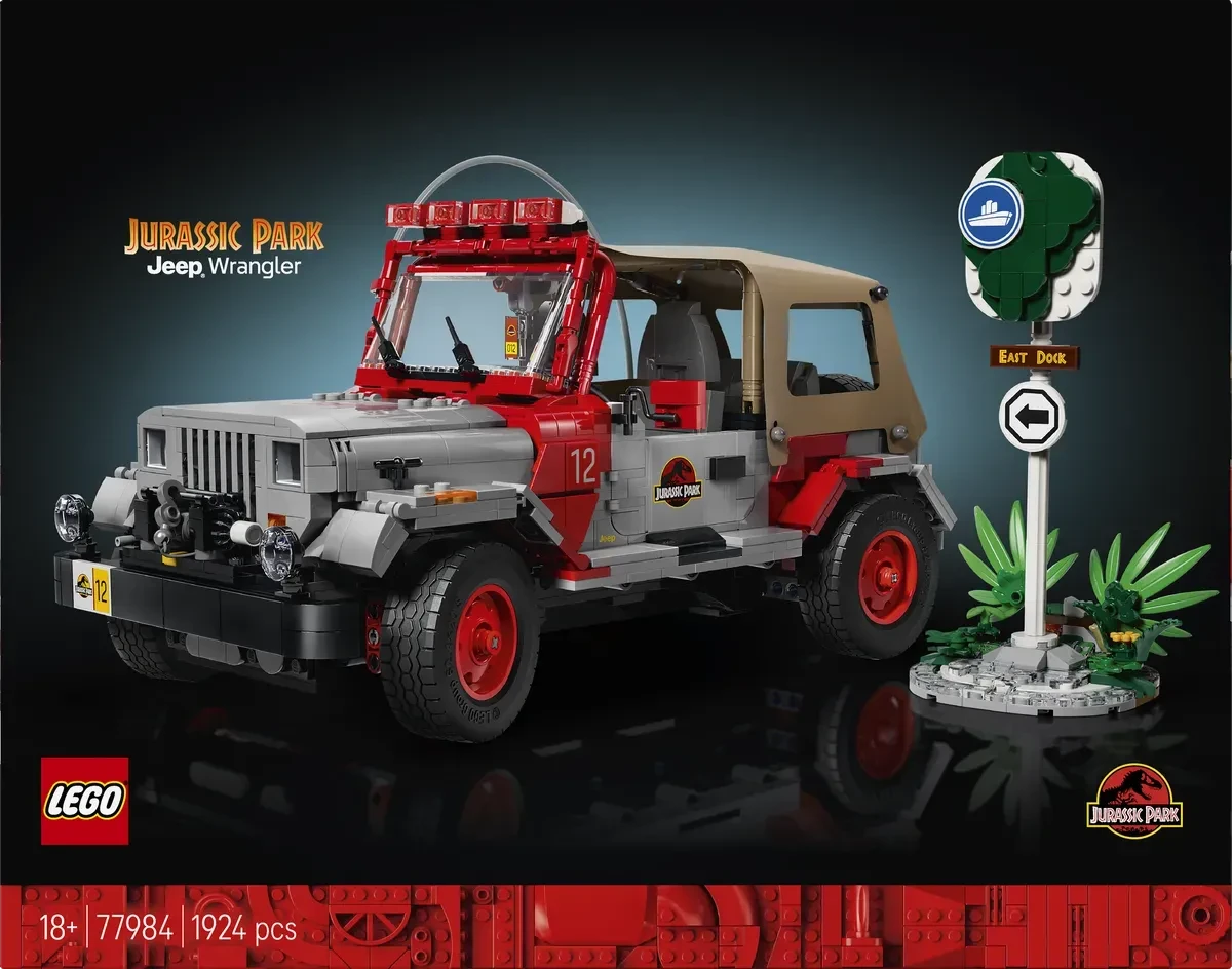 ●	LEGO® Jurassic World: Jurassic Park Jeep® Wrangler (77984