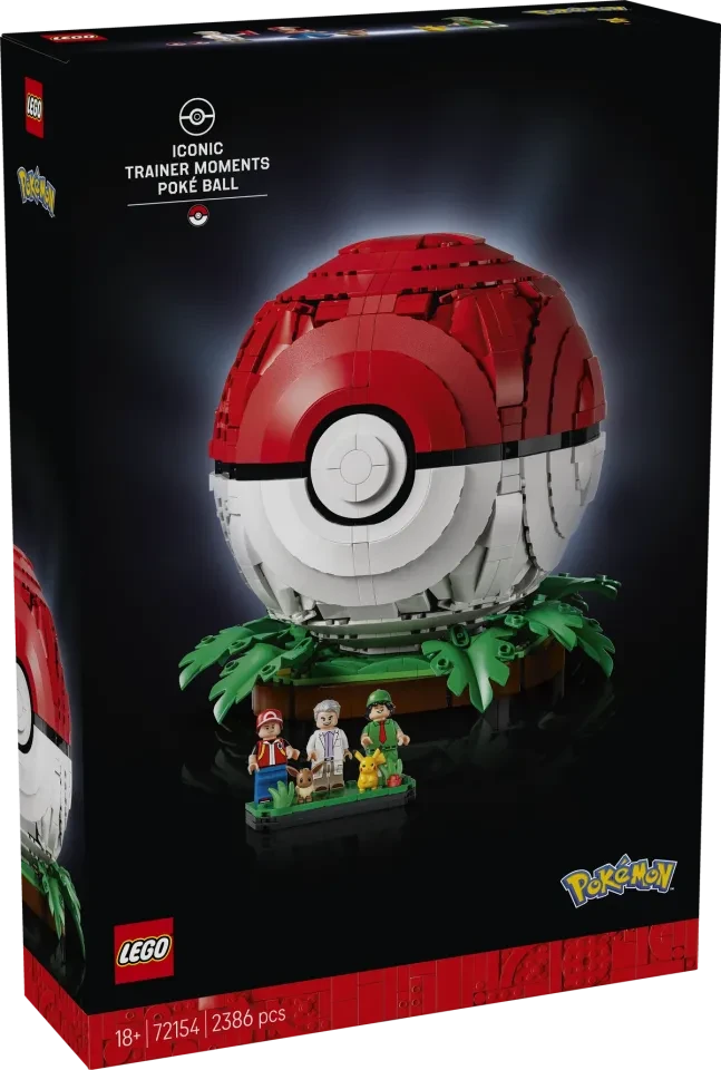 scatola del set lego 72154 Iconic Trainer Moments Poke Ball