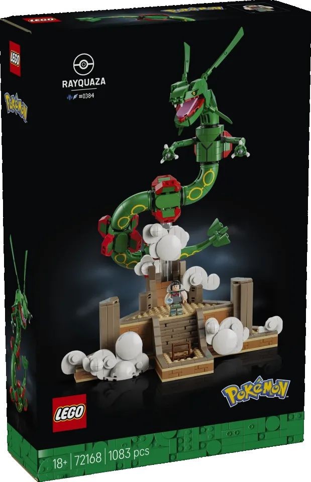 scatola del SET LEGO 72168 Rayquaza