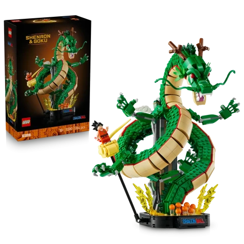 IL GRUPPO LEGO E TOEI ANIMATION SI UNISCONO
PER LA PRIMA VOLTA PER EVOCARE
L'EPICO SET LEGO® ICONS DRAGON BALL SHENRON & GOKU