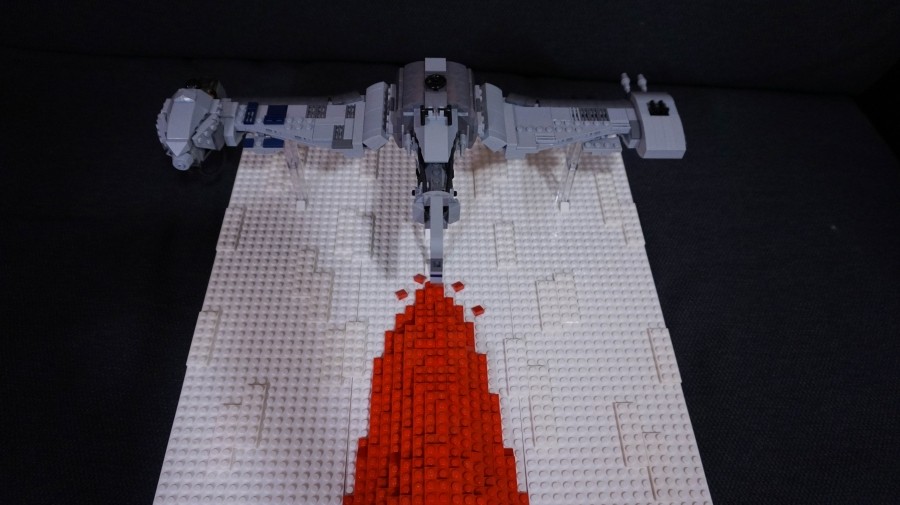 Ski Speeder on Crait