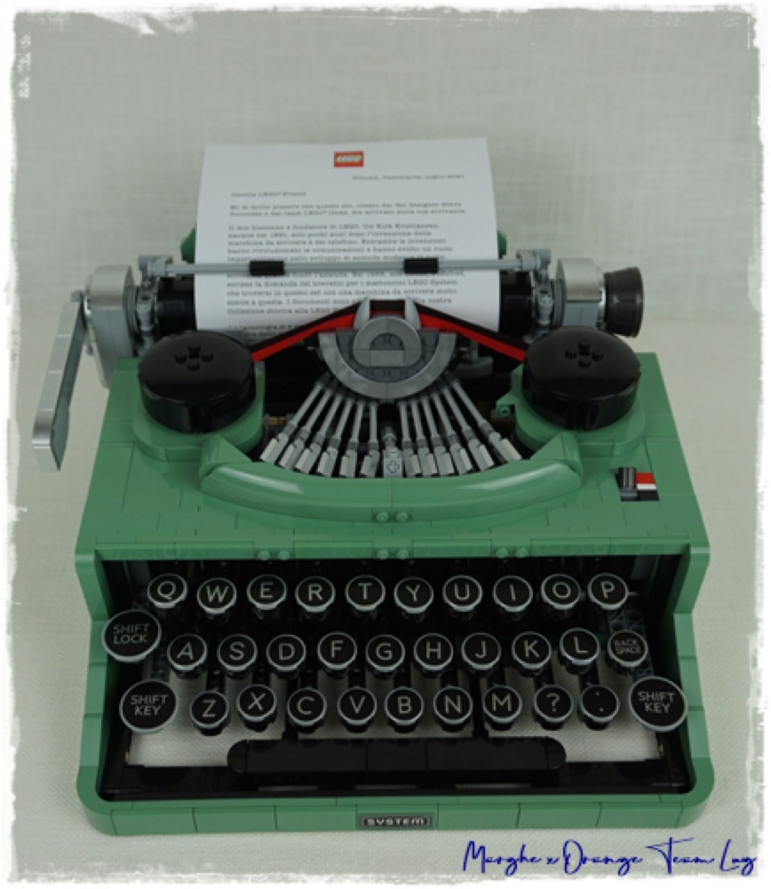 SET LEGO® IDEAS 21327 THE TYPEWRITER: modernità vintage