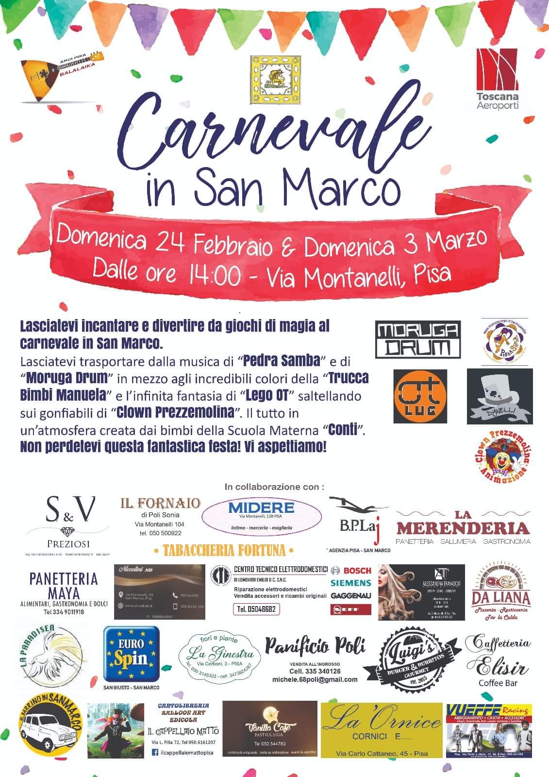 Carnevale san marco 2019 volantino
