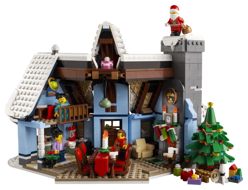 Diffondi l'allegria delle feste con il set LEGO® 10293 Santa's Visit